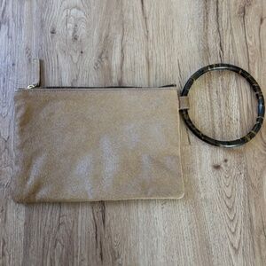 ★Oliveve Murphy Haircalf Clutch in Camel★